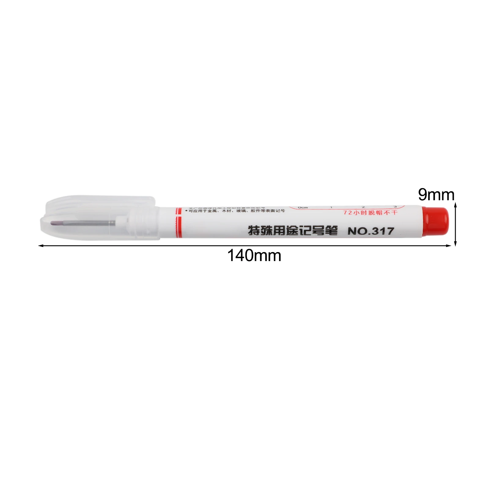 Pen Marker Pen Pens Plastic 20mm Marker Markers Pen Oily Pen Woodworking (Optional)Black/Blue/Red 1PCS Hot Sale