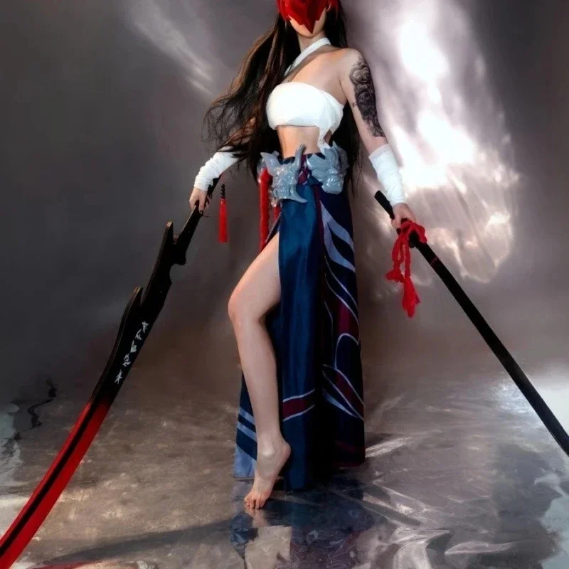 Disfraces de Cosplay de Yone, juego LoL, disfraz de Yone el olvidado, uniforme, trajes de Carnaval de Halloween para hombre y mujer