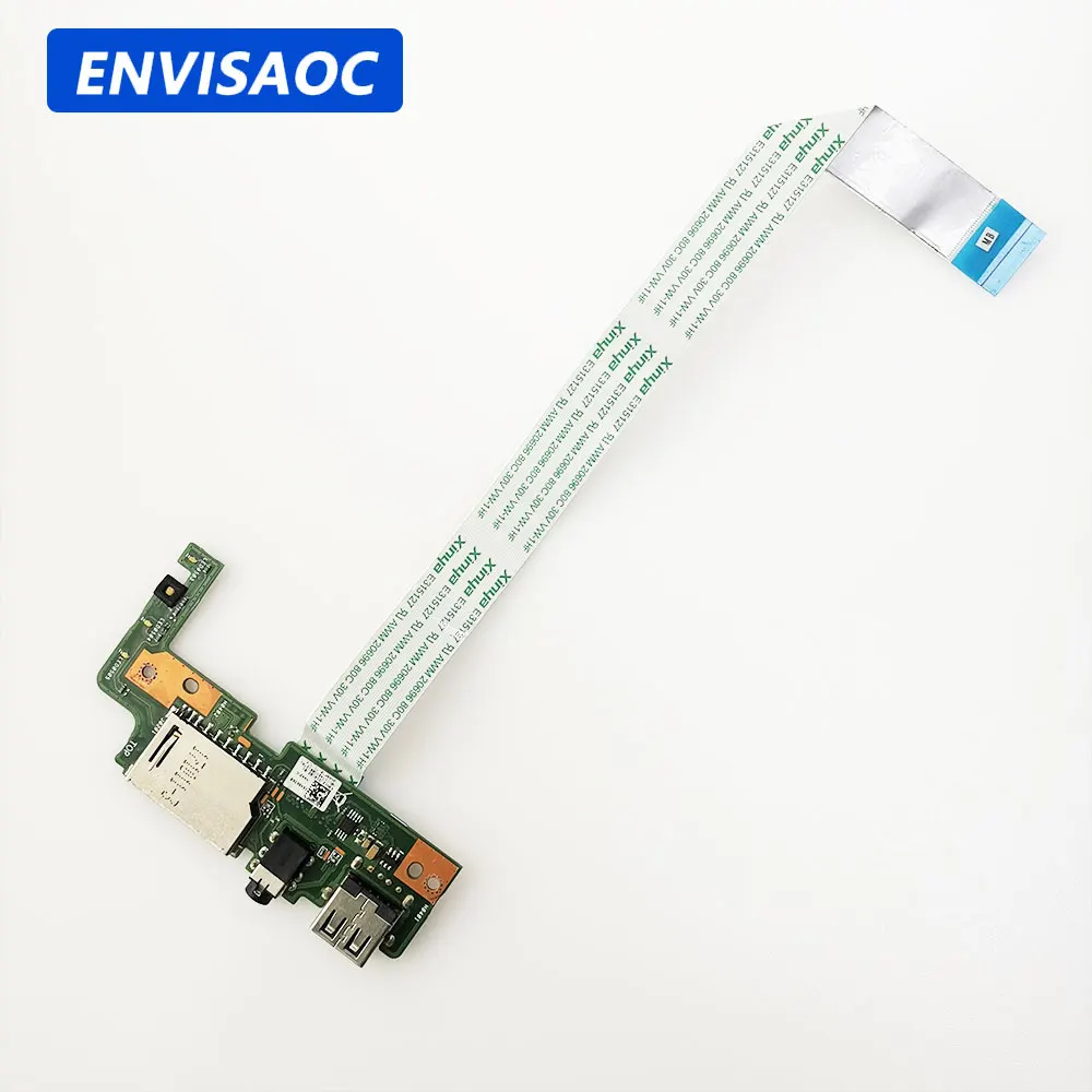 

For ASUS X442 X442U X442UA X442UF X442UQ X442UR F442U R419U A480U Laptop Card Reader Earphone Audio USB Jack Port Board Cable