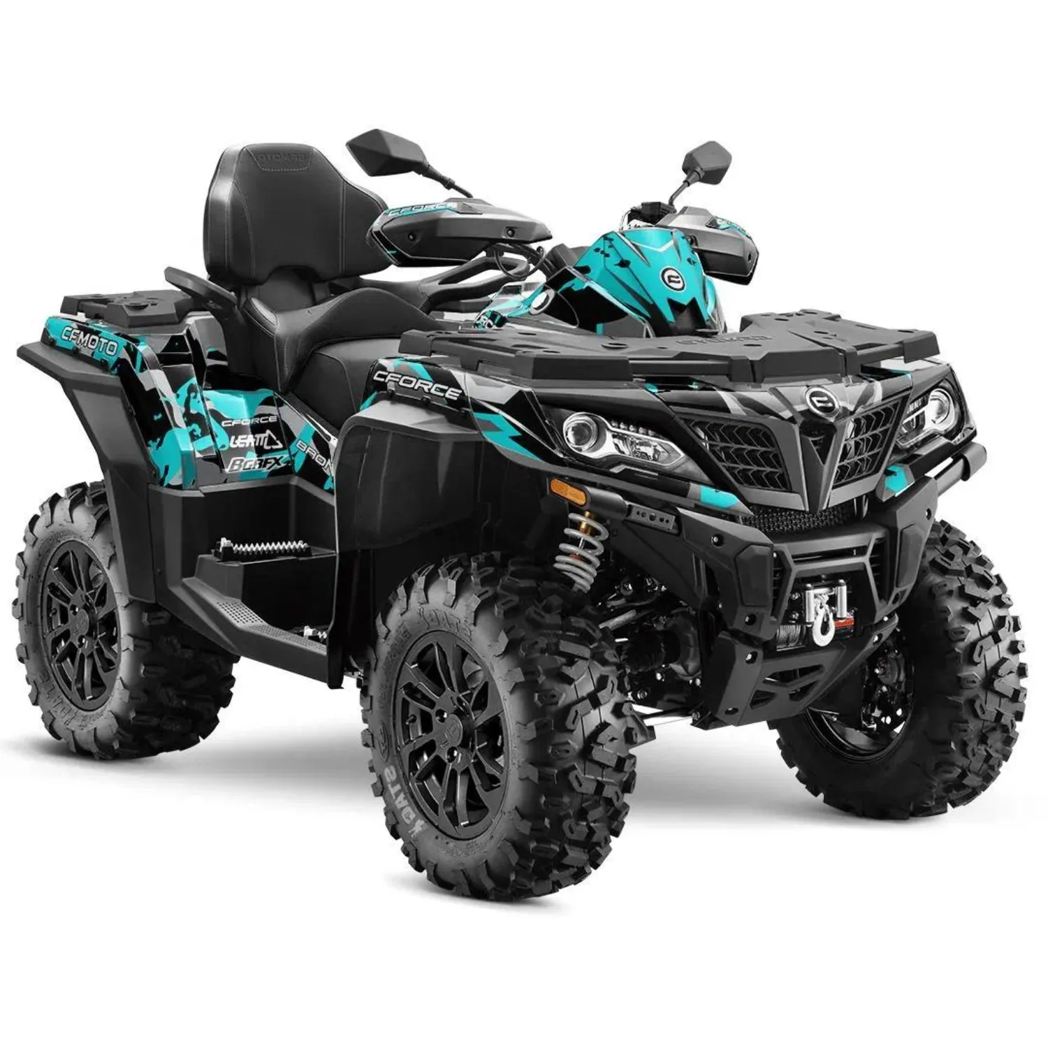 Body Fairing Sticker Decal Protective Quads / Atv 4x4 Full Graphic Kit For CFMOTO CFORCE 800 850 1000 2018-2023 G2 Design-22