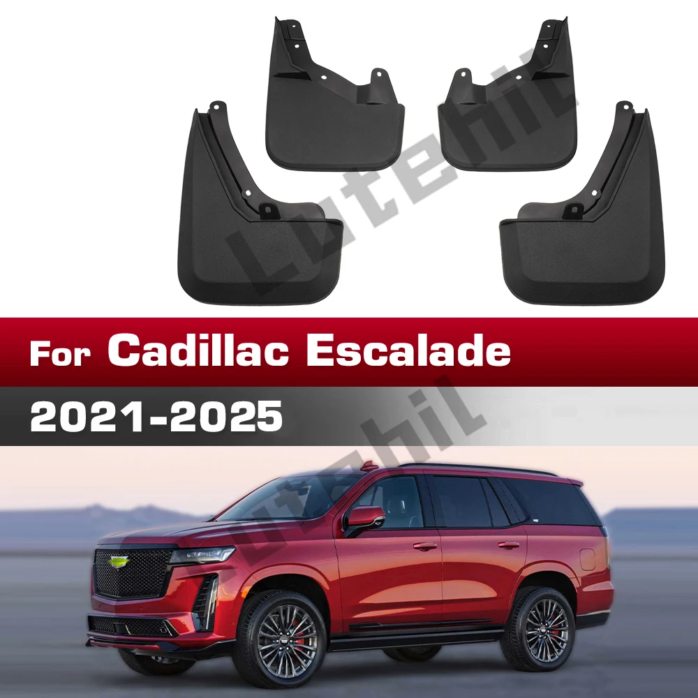 

For Cadillac Escalade 2021 2022 2023 2024 2025 Fender Mudflaps Splash Guards Mudguards Mud Flaps car Accessories