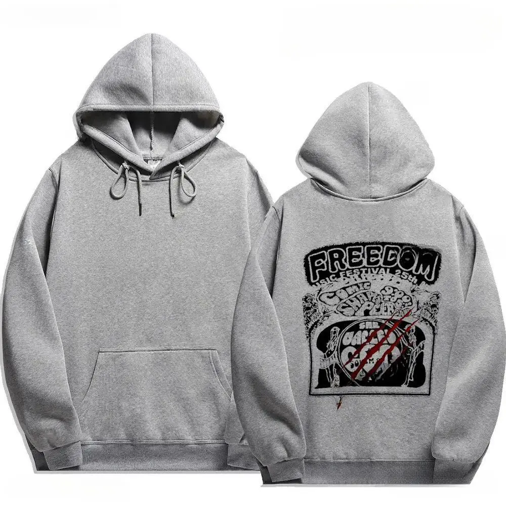 Hoodie The Scream of Fear Gaya Baru, Sweatshirt Unisex, Adalah Hoodie Katun Murni Berlengan Panjang, Longgar, dan Nyaman