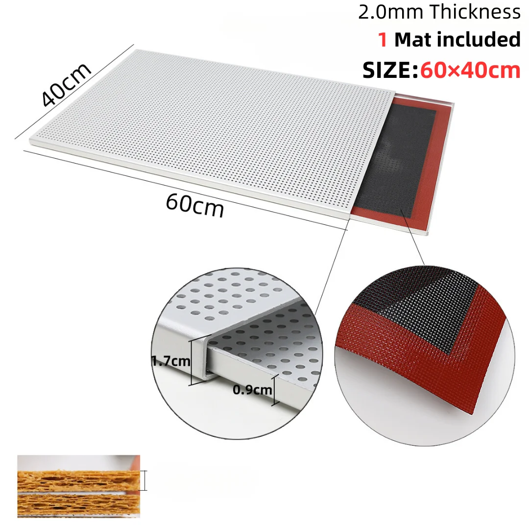 60x40cm  tray 1 mat