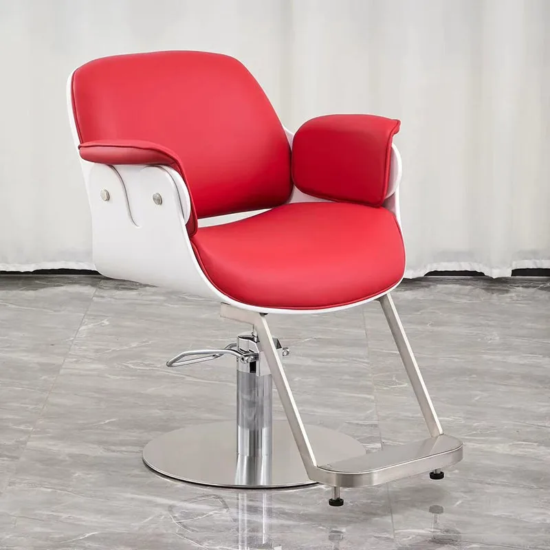 Swivel Styling Barber Chair Luxury Makeup Shampoo Bed Styling Barber Chair Facial Pedicure Silla De Ruedas Commercial Furniture