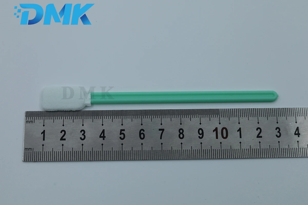 DMK Square Head Dust-free Non Woven Cotton Swabs 100pcs/Bag For Industry Machine Cleaning