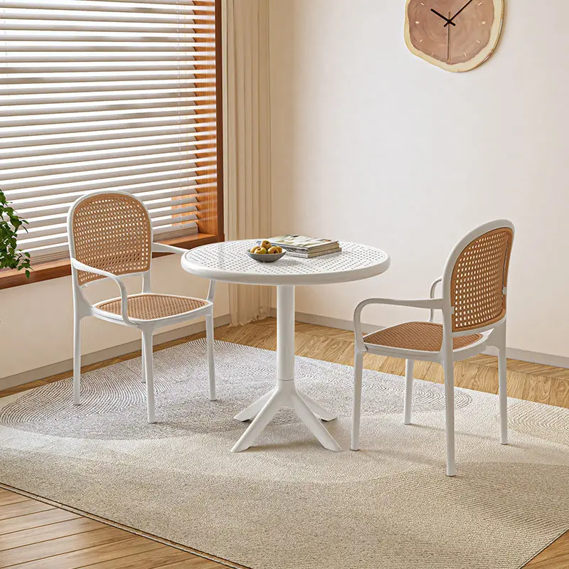 Nordic Living Room Outdoor Restaurant Coffee Shop Furniture Price Plastic Modern Dining Tables