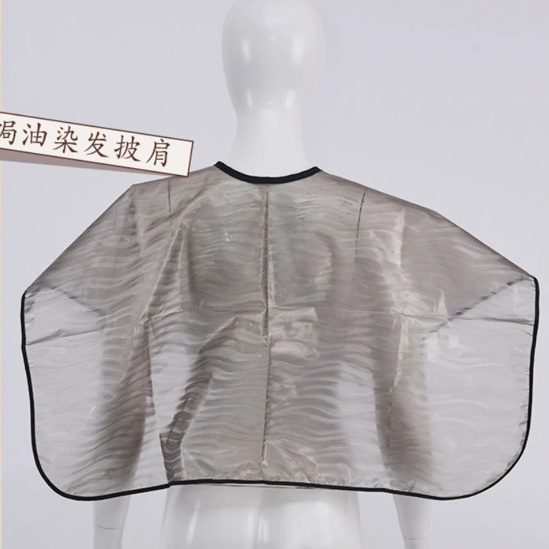 قصيرة مربع مقاوم للماء المهنية صالون الحلاق تصفيف الشعر مكافحة ساكنة قابلة لإعادة الاستخدام صبغ شال شعر صالون أداة تصفيف الشعر القماش #1