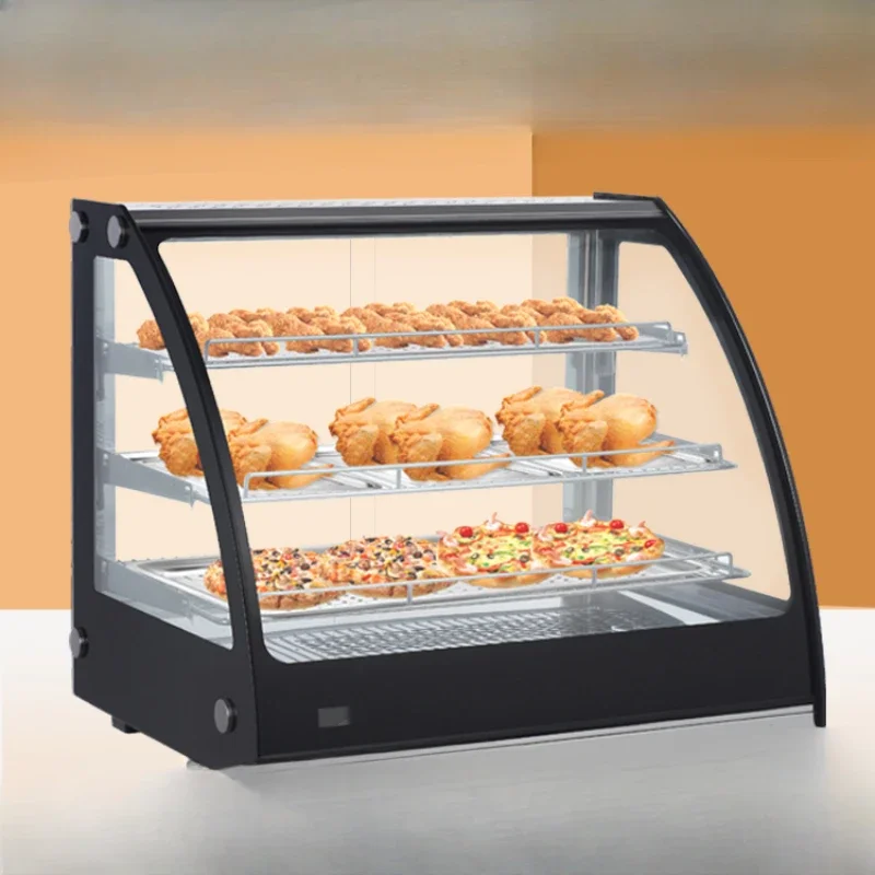 Hot air circulation constant temperature display cabinet egg tarts, bread, hamburgers, fried chicken, cooked chestnuts