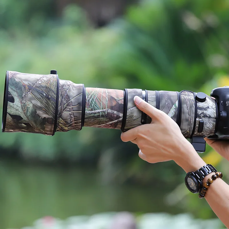 Pogoń za ptakami kamuflaż do SIGMA 150 600 mm F 5 6.3 DG OS HSM sport wodoodporna i przeciwdeszczowa osłona ochronna na soczewki