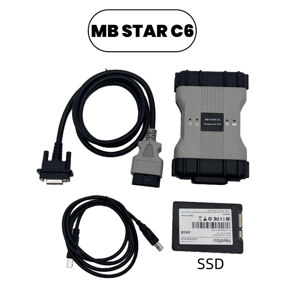 C6 VCI and G1 tablet install well V03/2024 software SSD Multiplexer DOIP vci c6 forBenz Diagnosis Tool W206 223 167 214 177 ect.