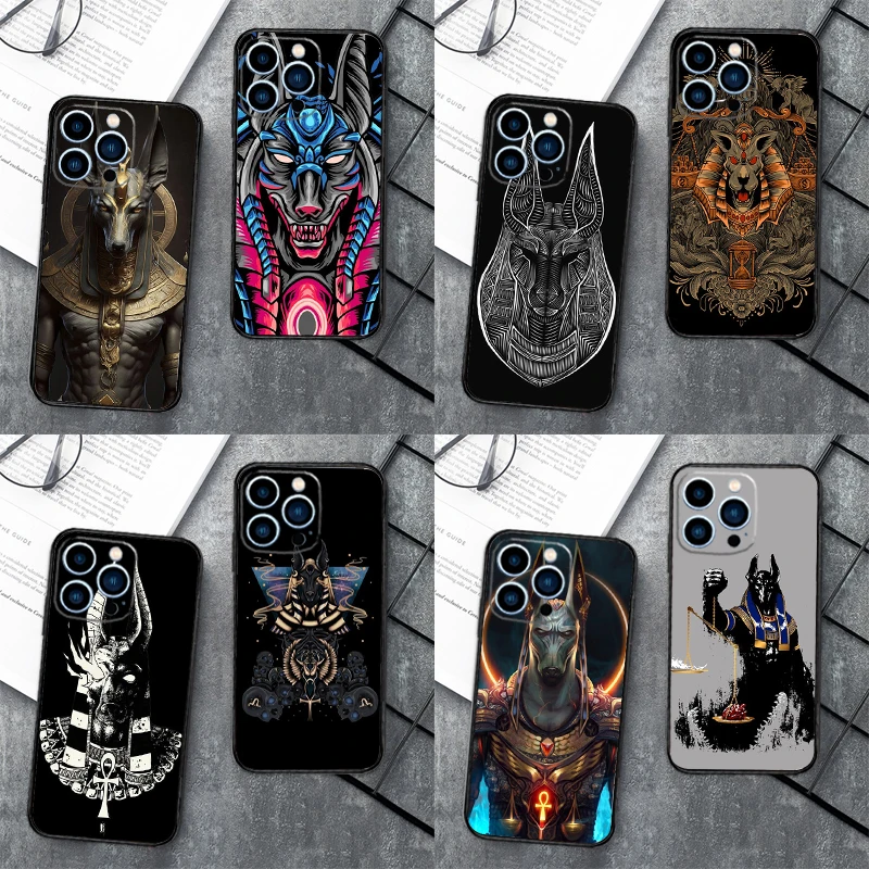 مصر نفرتيتي أنوبيس عنخ حافظة لهاتف اوبو A5 برو A15 A17 A57 A77 A18 A38 A58 A78 A98 A94 A74 A54 A16 A76 A96 A40 A60 A80 #1