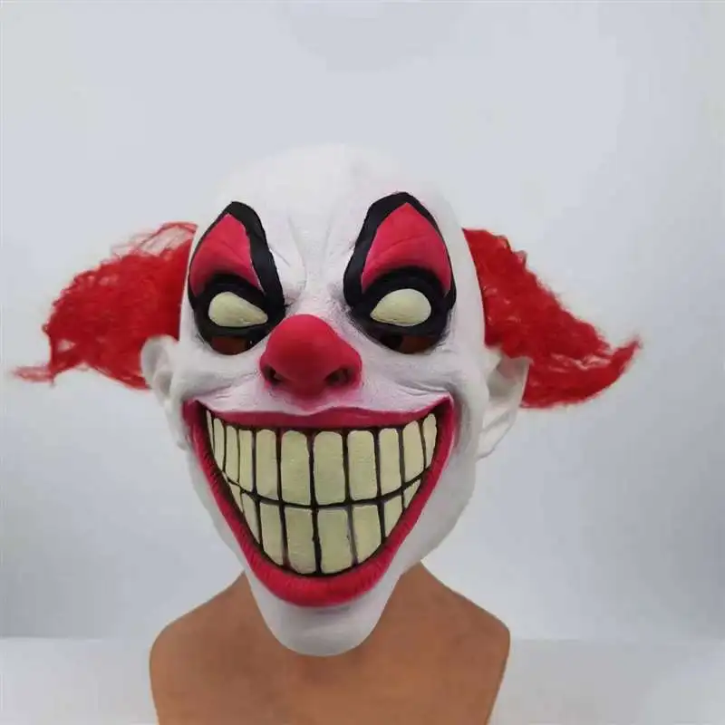 

New Halloween Clown Mask, Ball Acting Props, Bar Cool Party Headsets