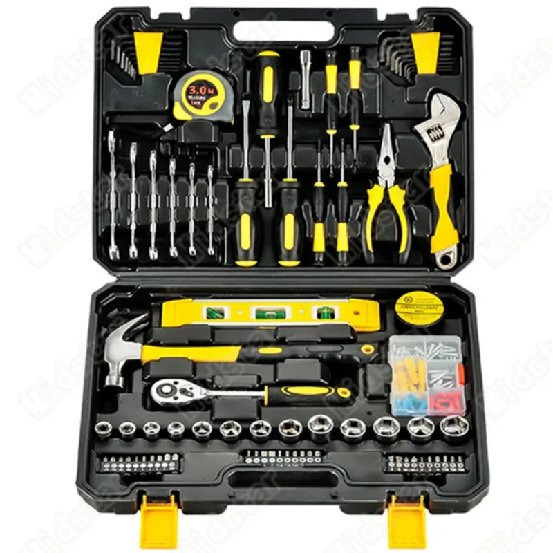 Multi-functional Household Hand Tools Set Tool Box Tool Kit 108 Pieces Repair Kit Mechanical Sets of Mechanical Tool Box