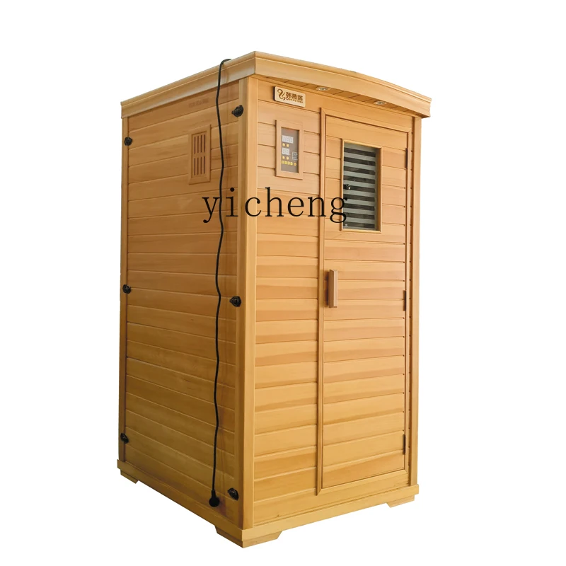 ZK single nano light wave energy warehouse holographic energy steam room hemlock solid wood far infrared sweat steam room