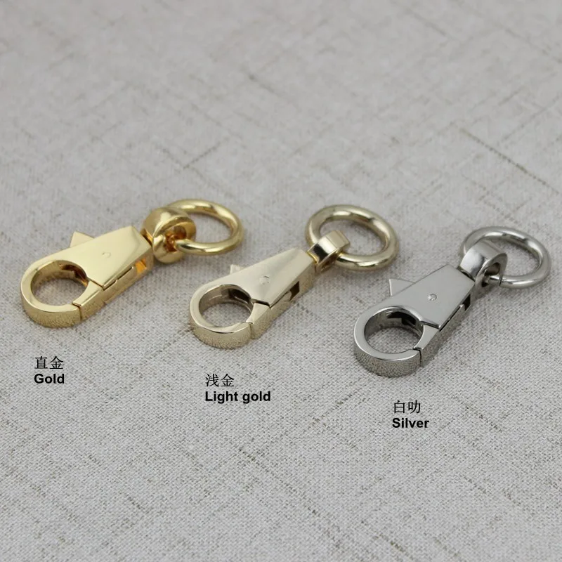 10-200PCS 12MM High Quality Handbag Twist Lock For DIY Craft Shoulder Bags Clasp Metal Buckle Snap Hooks Hardware Accessories