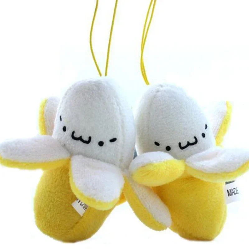 8cm Banana Plush Dolls Plush Stuffed Toy Key Chain Doll Kawaii Cute Home Decor Prezent urodzinowy dla dzieci Plushie Tuffed Soft