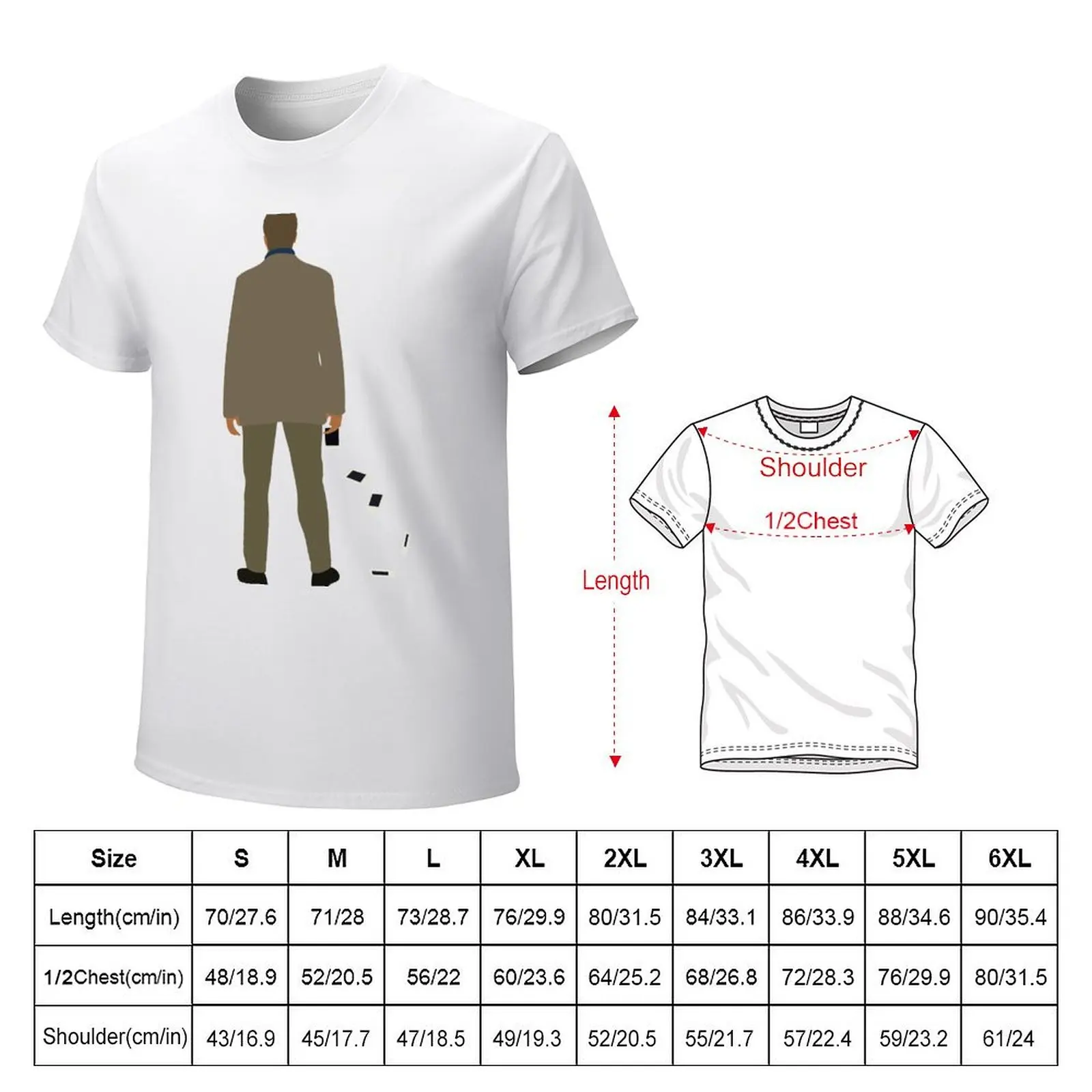 Memento movie T-Shirt korean fashion boys whites funnys mens funny t shirts