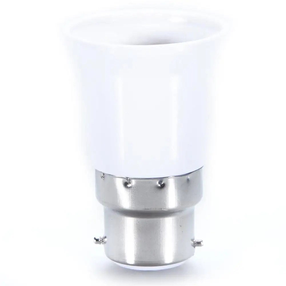 B22 to E27 Light Lamp Bulb Socket Base Converter Edison Screw to Bayonet Cap Base Lamp Holder Converter Socket Adapter