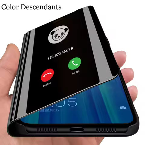 For Samsung A32 5G Case Flip Mirror Stand Phone Case for Samsung Galaxy A32 5G Back Cover A22 A52 A 32 5G Protective Fundas S24
