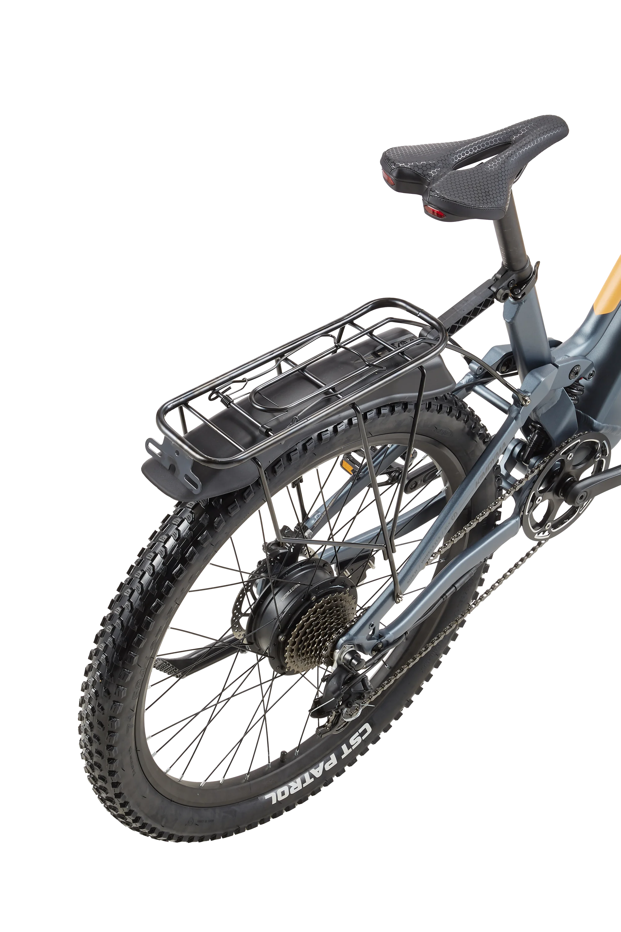 2026 KIMDYMA K02 Elektrofahrrad 27,5 Zoll Allterrain-Reifen 70-80KM Reichweite 25KM/h Geschwindigkeit 48V20AH Abnehmbarer Akku 9-Gang E-Bike – Detail 7