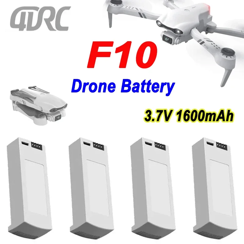 4DRC Original F10 Drone Battery 3.7V 1600mAh For F10 Spare Battery RC Quadcopter F10 Replacement  Accessories Parts