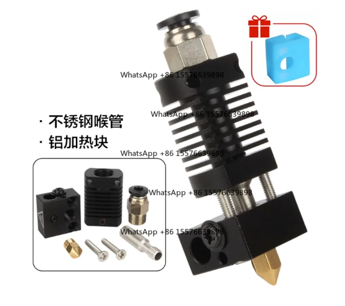 ZOCI-for 3D Printer Accessories for CR10/CR10S Nozzle Kit Ender3 Remote Print Head Extrusion Hot End Kit
