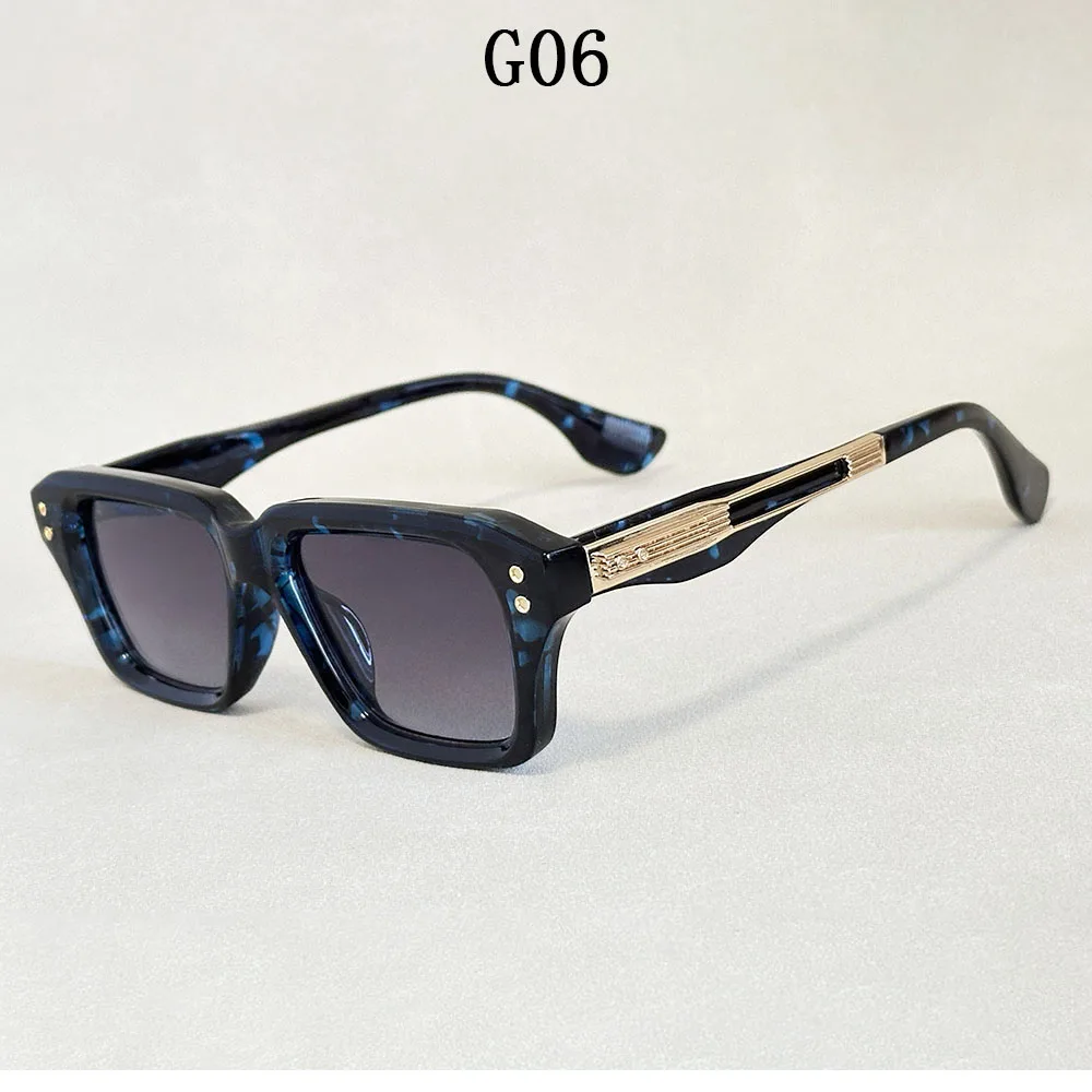 Retro Sonnenbrille Männer Vintage Quadrat Sonnenbrille Frauen Luxus Designer Mode Gläser Dropshipping Gafas De Sol Hombre Zonnebril – Detail 9