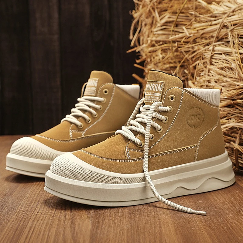 

High-top sneakers, casual shoes, thick-soled height-increasing versatile sports trendy shoes, 3811