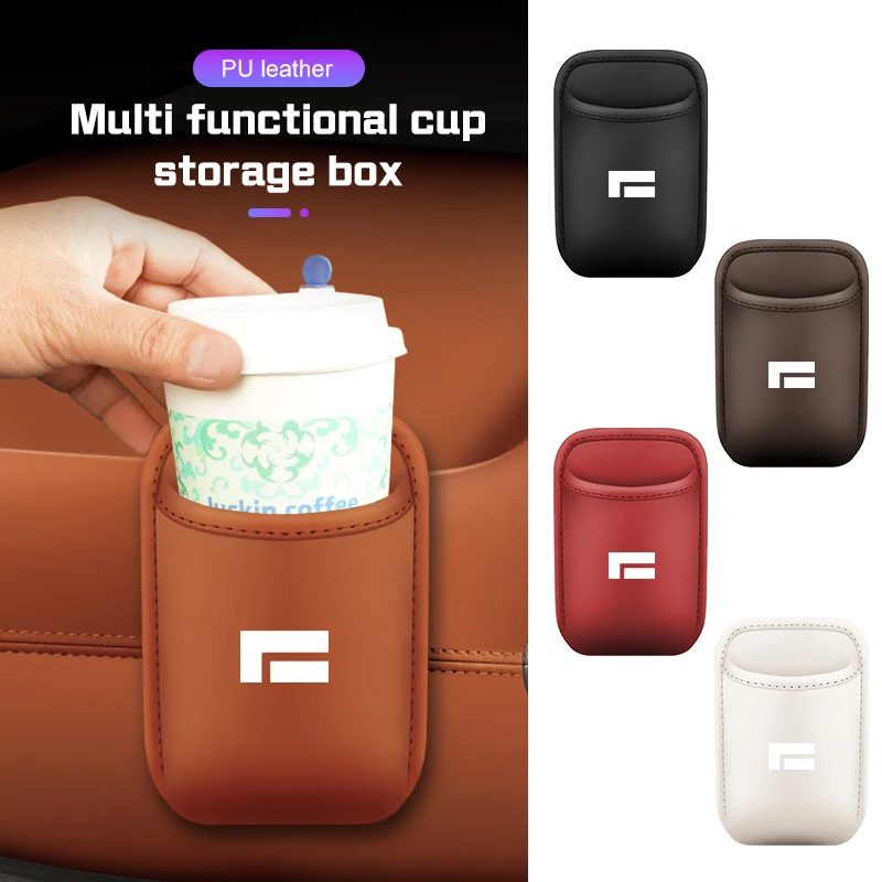 

Car Cup Holder Box For BAIC JISHI polestone 01 Rox 01 2024 2025 Car Seat Back/ Door Side Hanger Storage Organizer Drinks Holders