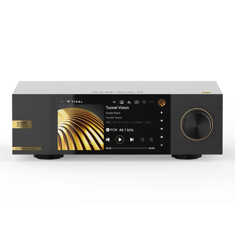 Eversolo DMP-A6 Gen2 Master Edition Gen2 HiFi Audio Player Ultra-low Jitter Clock DAC Streaming Media with RGB Effects Knob