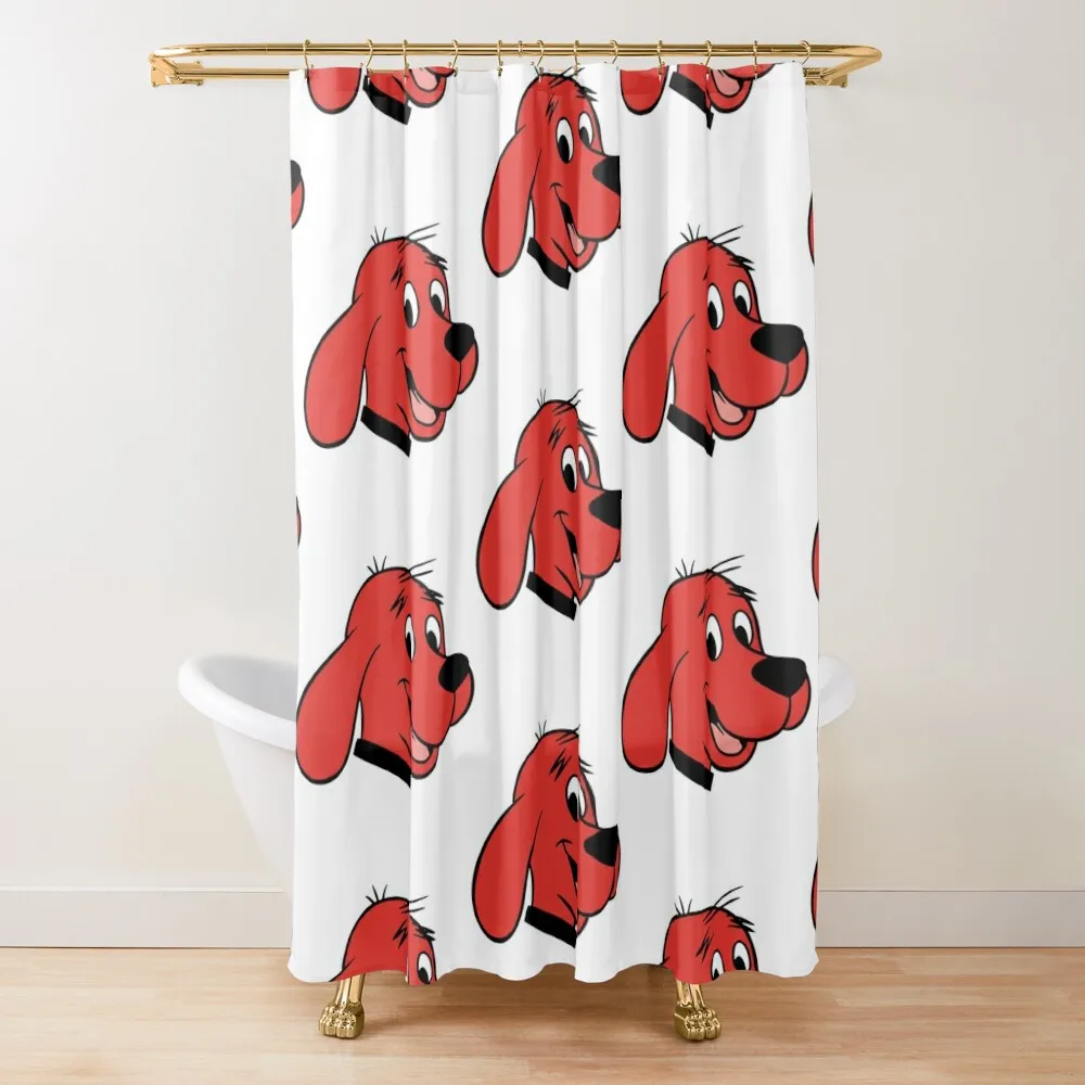 

Clifford the big red dog Shower Curtain Bathroom And Shower Modern Bathroom Accessories Bathroom Accessory Curtain