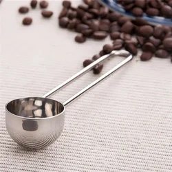1PCS Fashion Long Handled Coffee Spoon Stainless Steel Coffee Tea Spice Measuring Spoon Scoop New Kitchen Couple Stirring Spoon