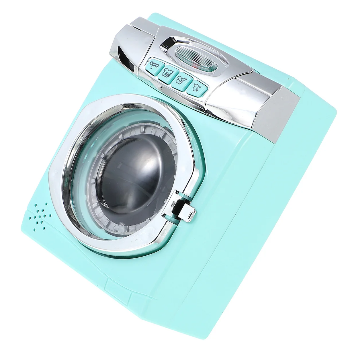 غسالة محاكاة لعبة تعليمية بلاستيكية متينة وآمنة للتعلم المبكر آلة تنظيف تفاعلية للأطفال