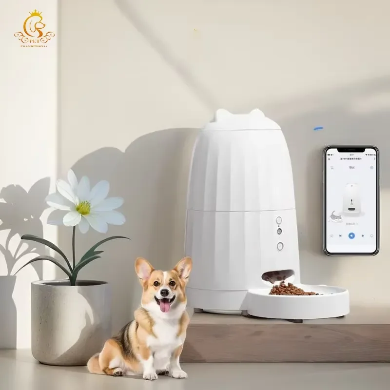 EUR PET Selling Remote Control Portable Large Capacity Multi-function Smart Pet Automatic Feeder