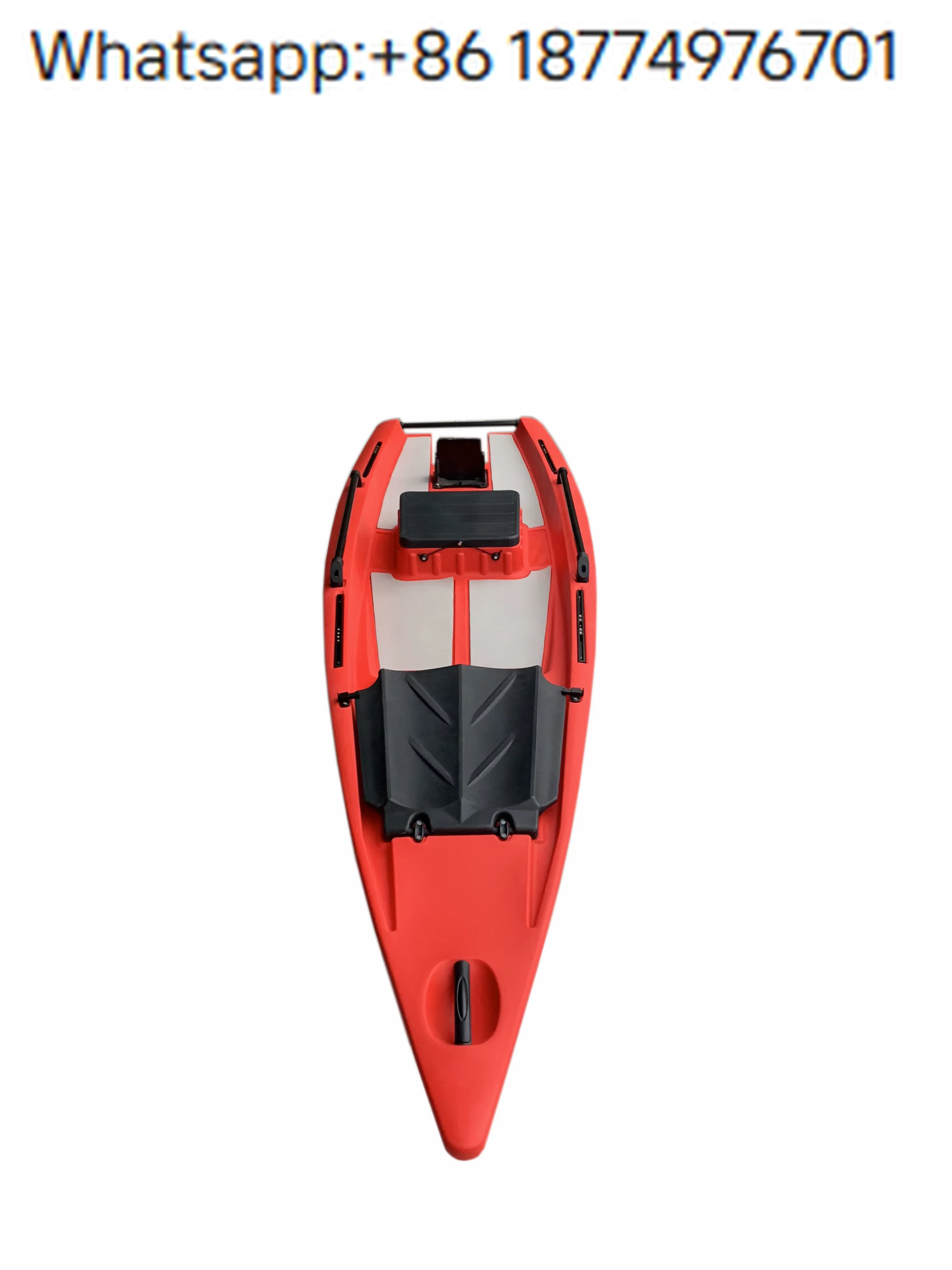 13ft Solo Skiff Sea Ka HDPE Plastic Motorized High-Speed Eco-Friendly Big Storage Surfing Maneuverability