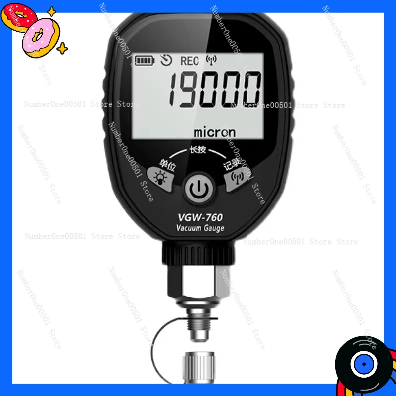 

Wireless Vacuum GaugeVGW-760 Intelligent HighPrecision Digital AbsolutePressure Meter Digital Electronic Negative Pressure Meter