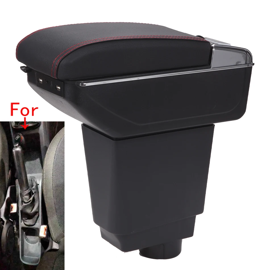 For Fiat Punto Armrest Box For FIAT PUNTO Car Armrest Central Storage Box Interior Dedicated Arm Support Retrofit auto part 2016
