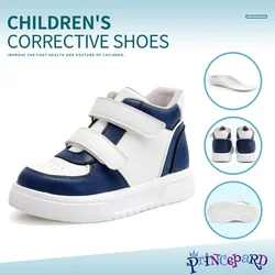 Princepard Orthopedic Sneakers Kids Autumn Black Blue Girls Boys Corrective Casual Shoes to Prevent Tip Toe Walking