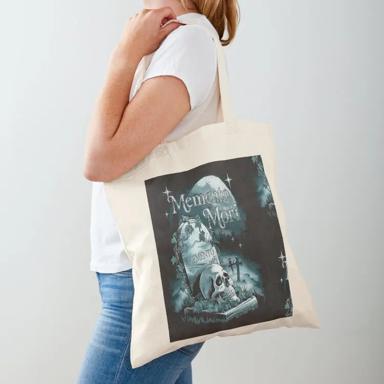 

Memento Mori Graveyard Dark Academia Gothic Design Tote Bag tote woman Women's men