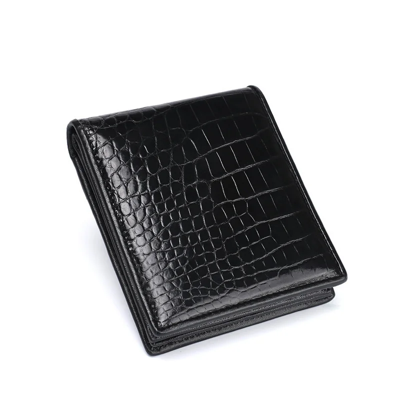 Men's Wallet Mens Purse High Quality Luxury Genuine Leather Leisure Small Women's Fashion Business Short Multiple Cards Purses