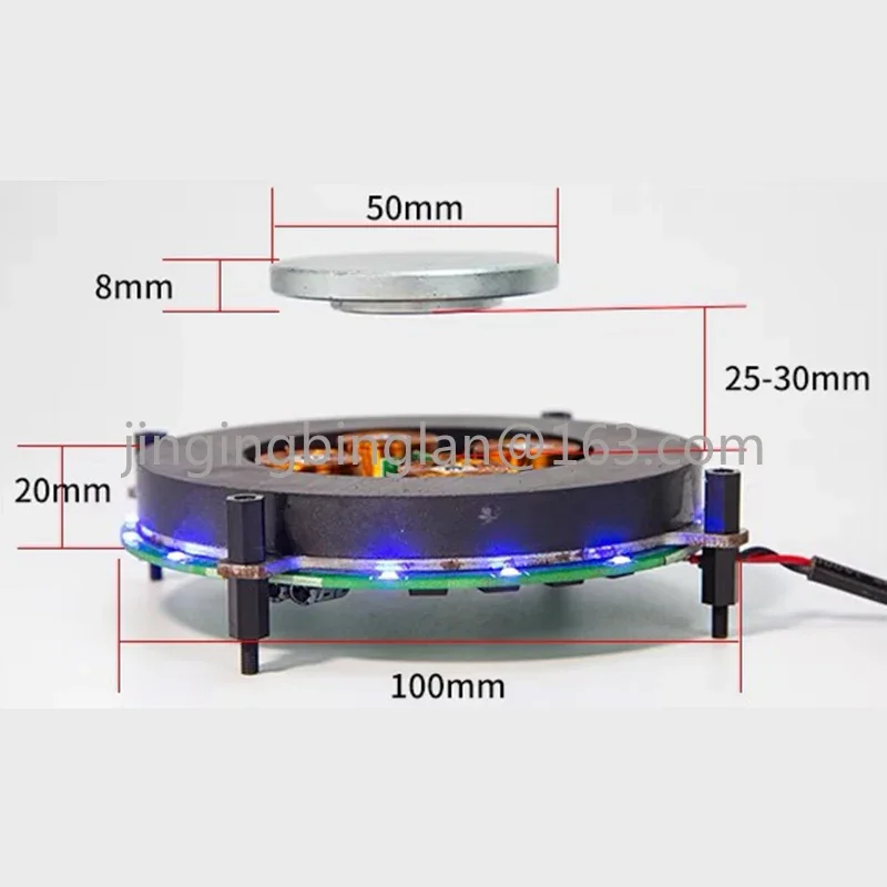 Heavy Magnetic Levitation Bare Metal Module Magnetic Levitation Movement Potted Plant Maglev Exhibition Stand Maglev Speaker