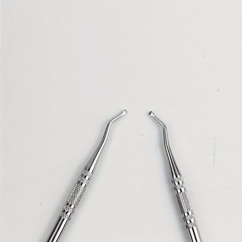 2/4pcs Toenail Lifter Double Sided Professional Ingrown Toe Nail Cleaner Double Tool Dead skin pusher Nail Dirt Removal