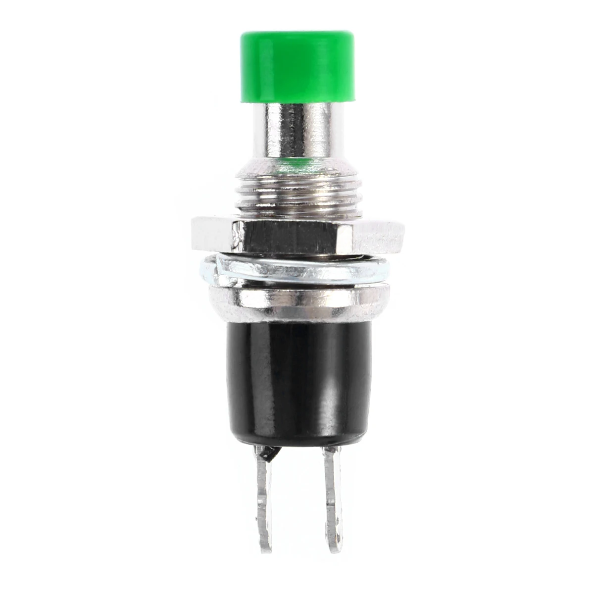 

12pcs 7Mm Stainless Steel Momentary Spst Push Button Switch 1A 250V Industrial Control Reset Switch For Electric Appliances