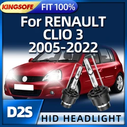 Roadsun HID Xenon lampadina faro auto D2S 6000K per RENAULT CLIO 3 2005 2006 2007 2008 2009 2010 2011 2012 2013 2014 2015-2022