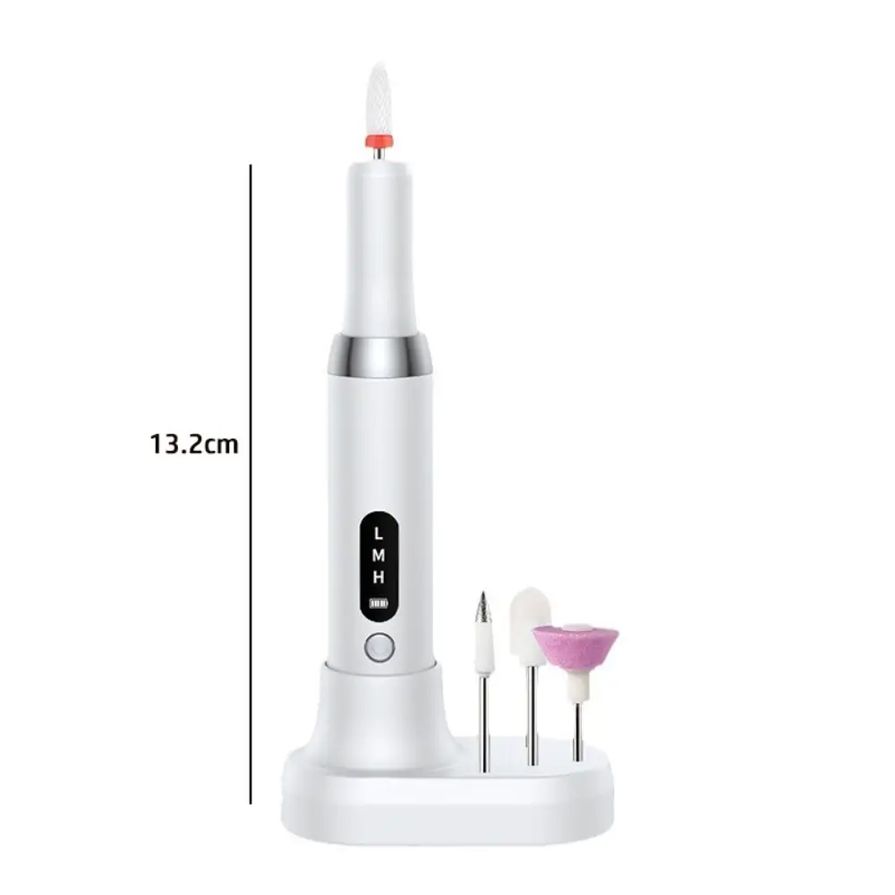 Nieuwe 13-in-1 elektrische nagelslijper, oplaadbaar met 3 snelheden, draadloze elektrische nagelboor, draagbare manicure-pedicuregereedschap, thuis