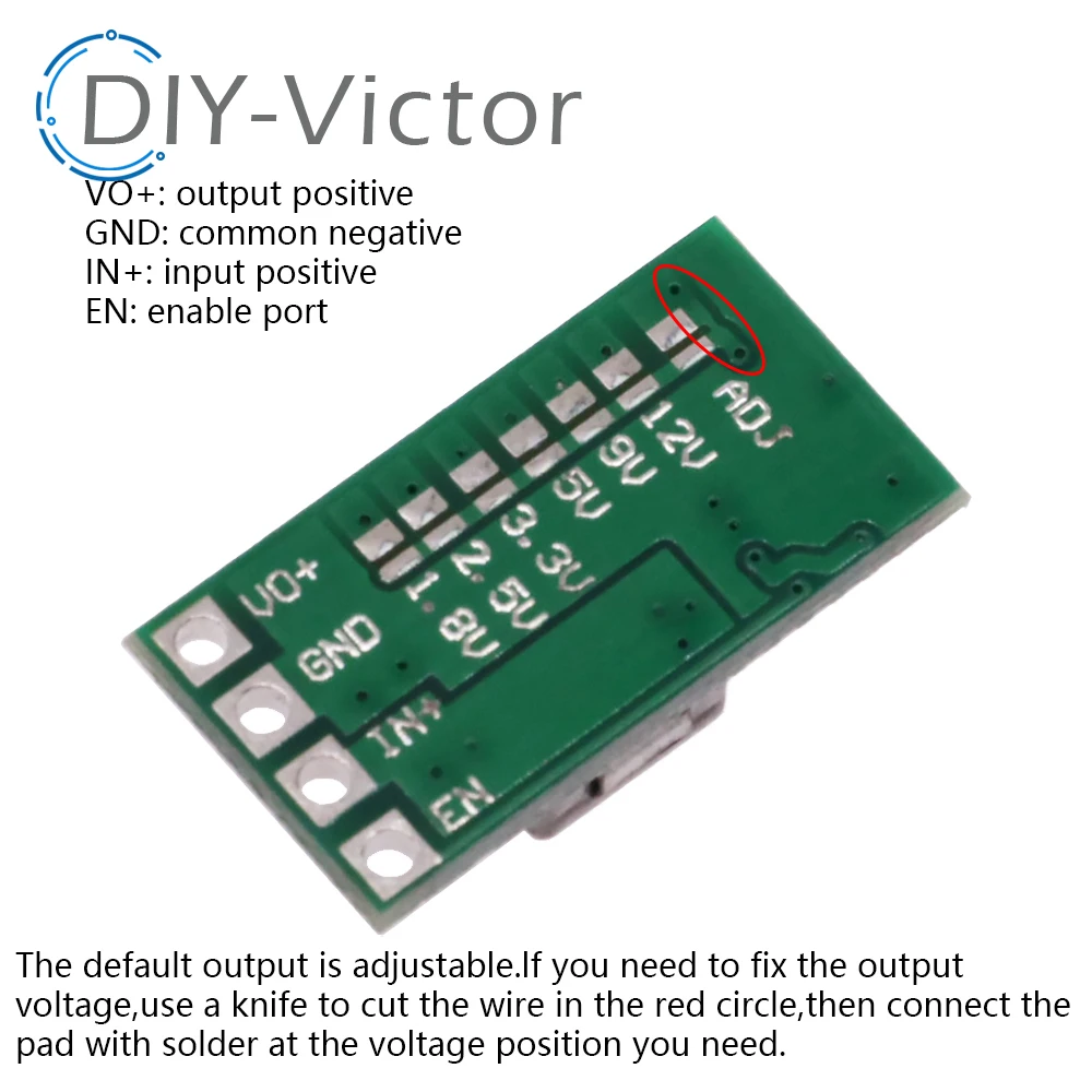 Mini DC-DC 12-24V To 5V 3A Step Down Power Supply Module Voltage Buck Converter Adjustable 97.5% 1.8V 2.5V 3.3V 5V 9V 12V