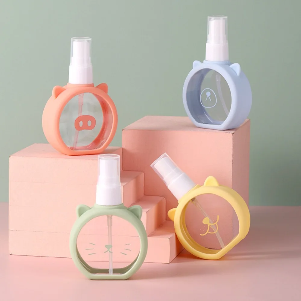 

1pcs Portable 55ML Spray Bottle Silicone Cover Refillable Perfume Spray Bottle Empty Leak-proof Makeup Bottle