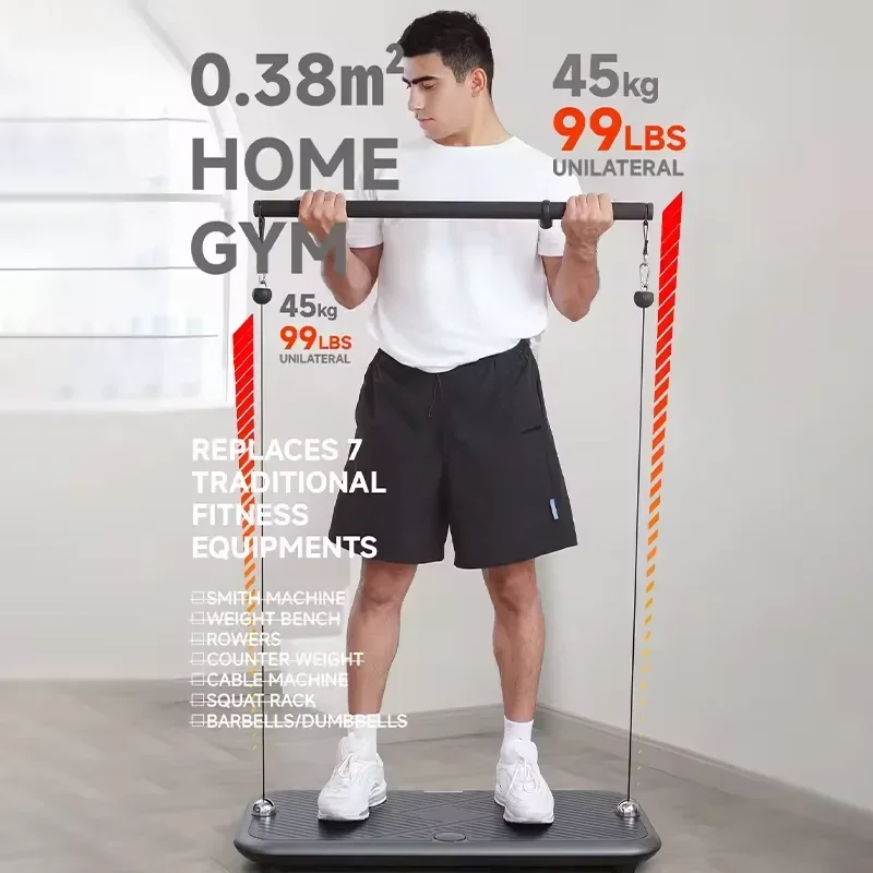 Newly Upgraded Integrated Smart Home Gym Weight Tracking Bench Personal Trainer With Android Complete Workout Machine