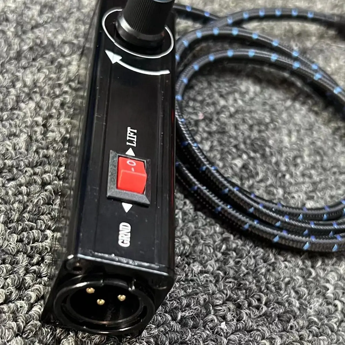 #41H Electronics Accessories,Type-C XLR Audio Isolator with Volume Adjust Noise Reduction Filter (Black)