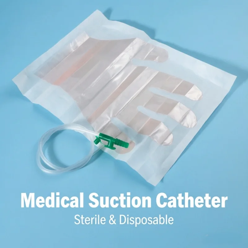 

Universal F14 Disposable Silicone Suction Tubes with Gloves, Easy Use for Family Nursing